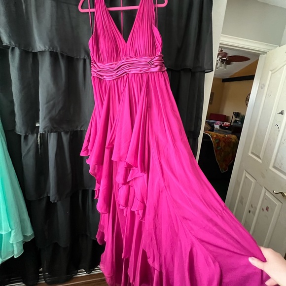 Magenta, full length formal gown - Picture 1 of 5